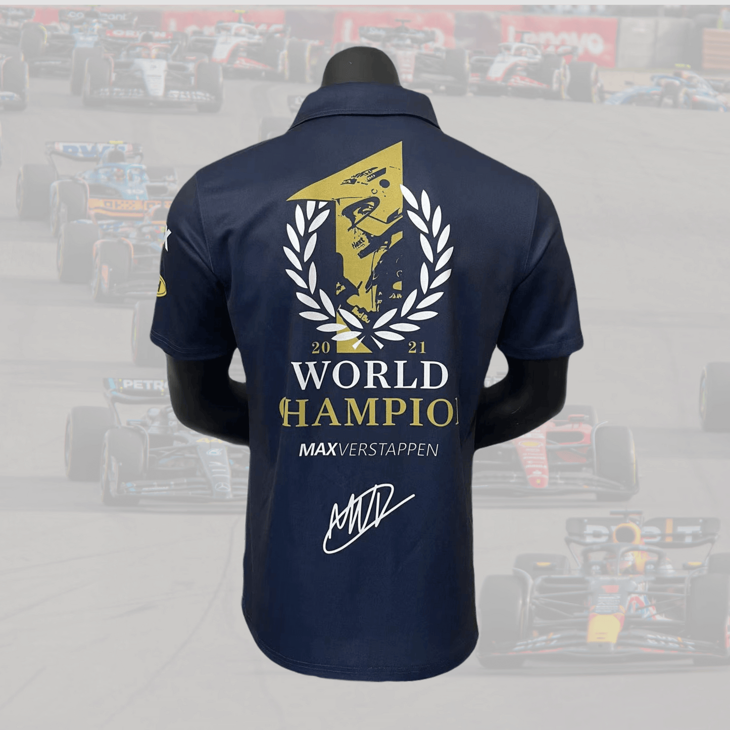 2021 Max Verstappen World Champion Polo