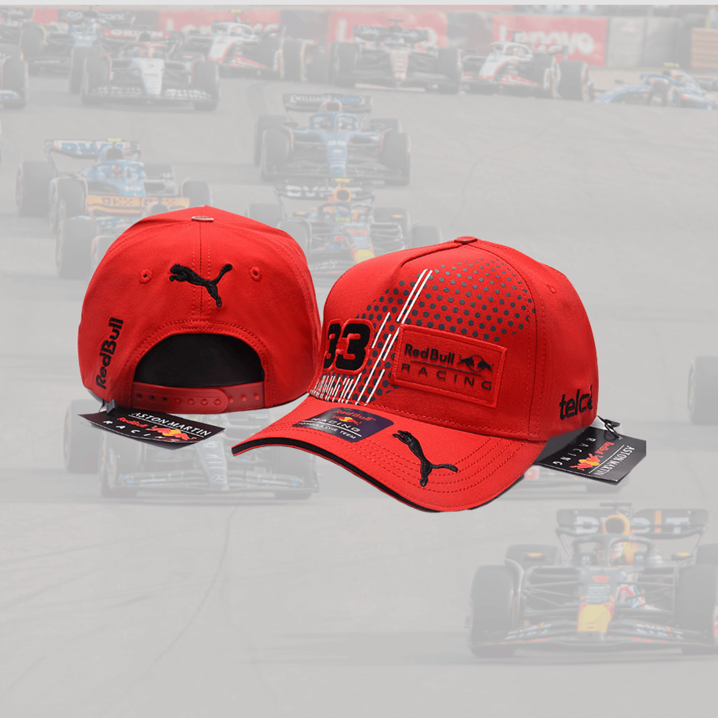 2018 Max Verstappen Red Driver Cap