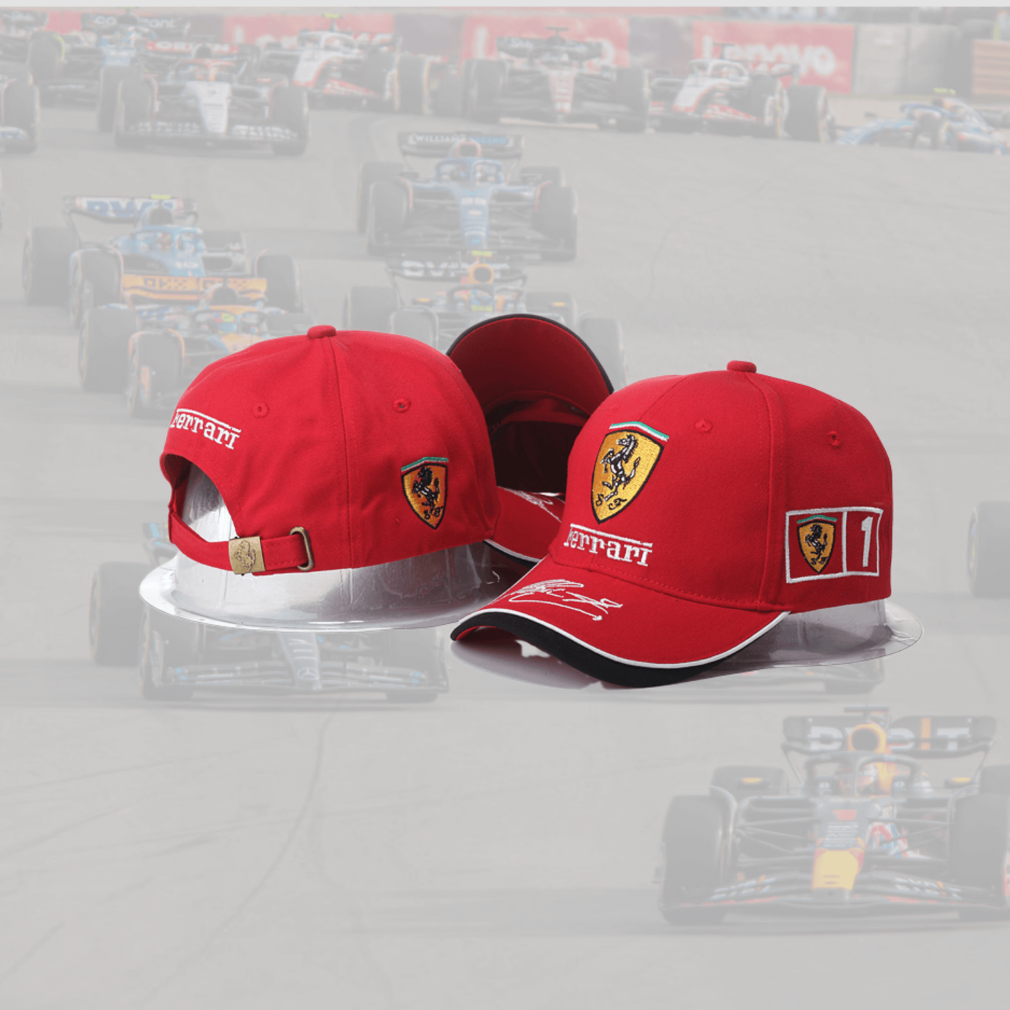 Ferrari Red with Signature Special Cap