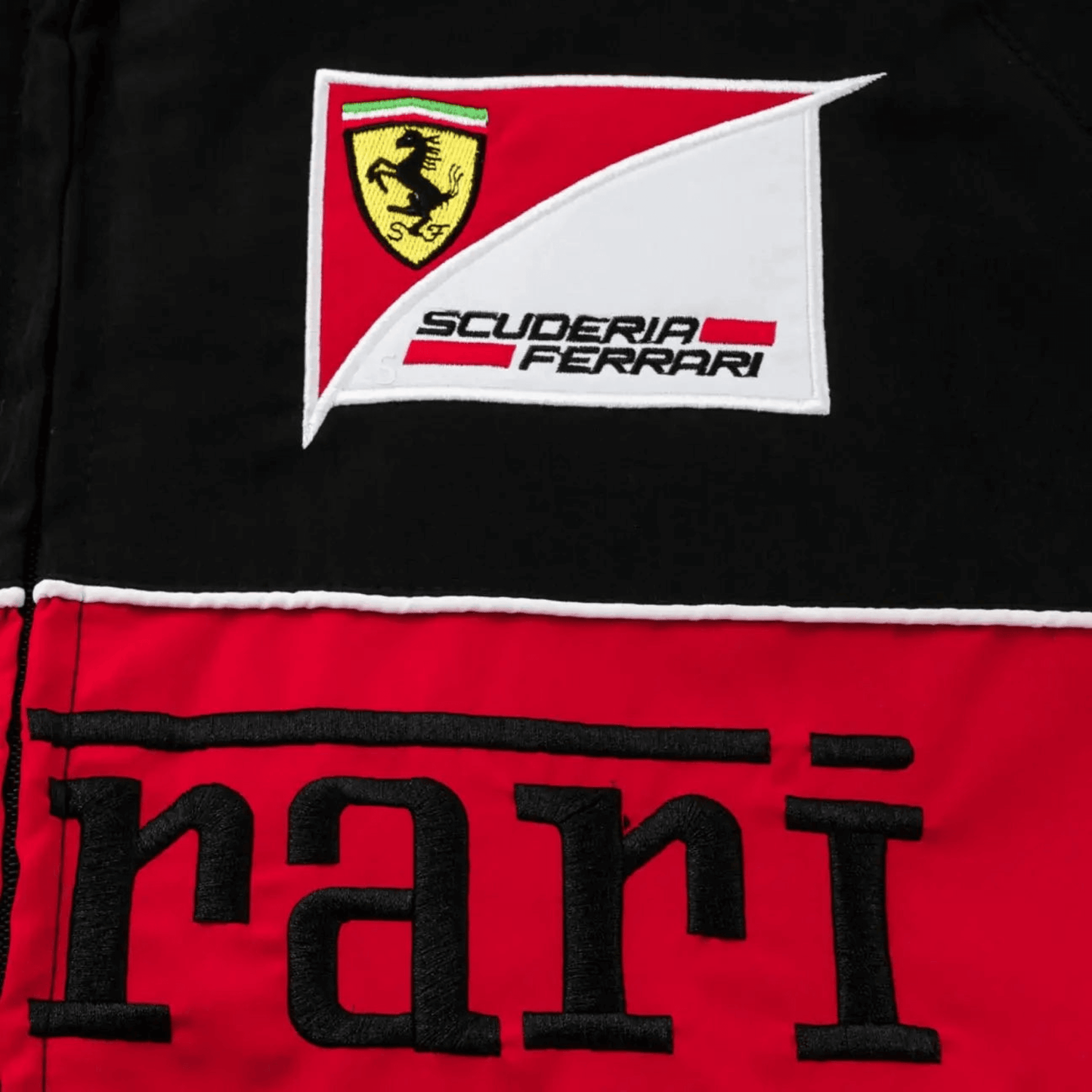 Ferrari F1 Black Racing Jacket