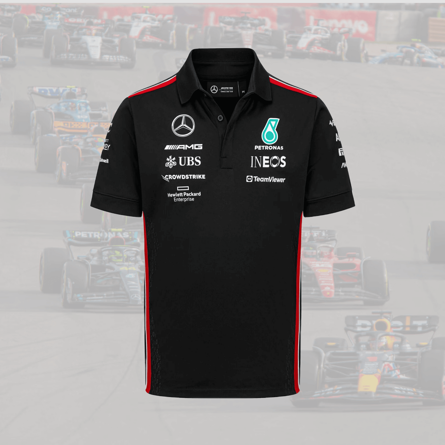 2023 Mercedes F1 Team Polo Black