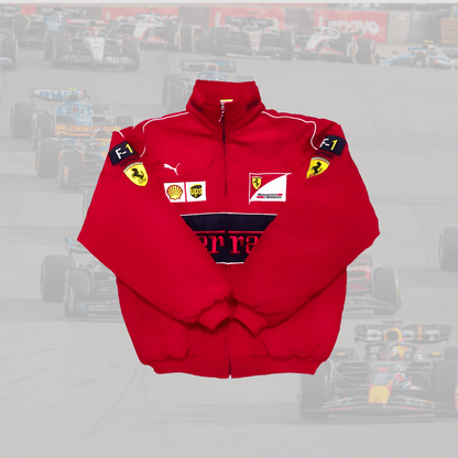 Ferrari F1 Red Racing Jacket