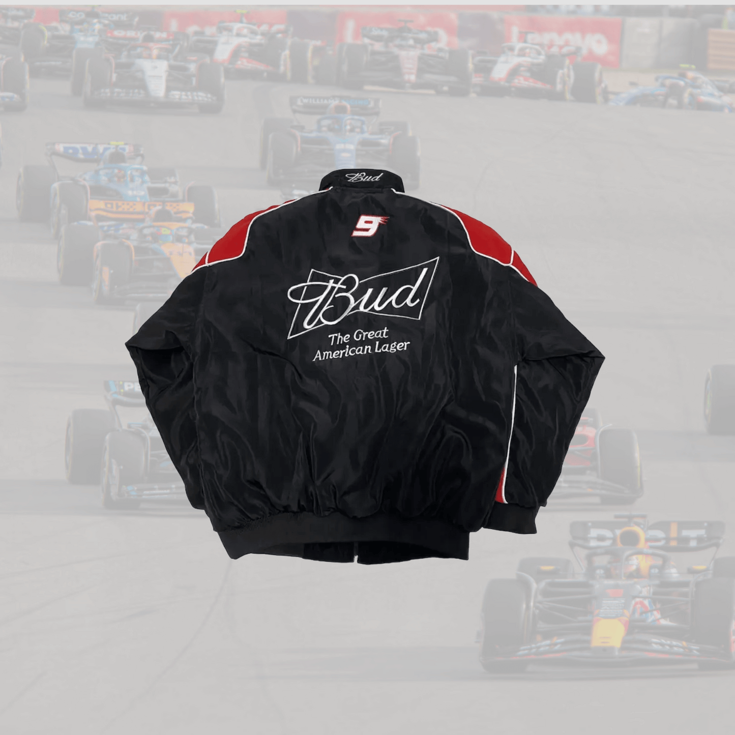 Budwei Black F1 Racing Jacket
