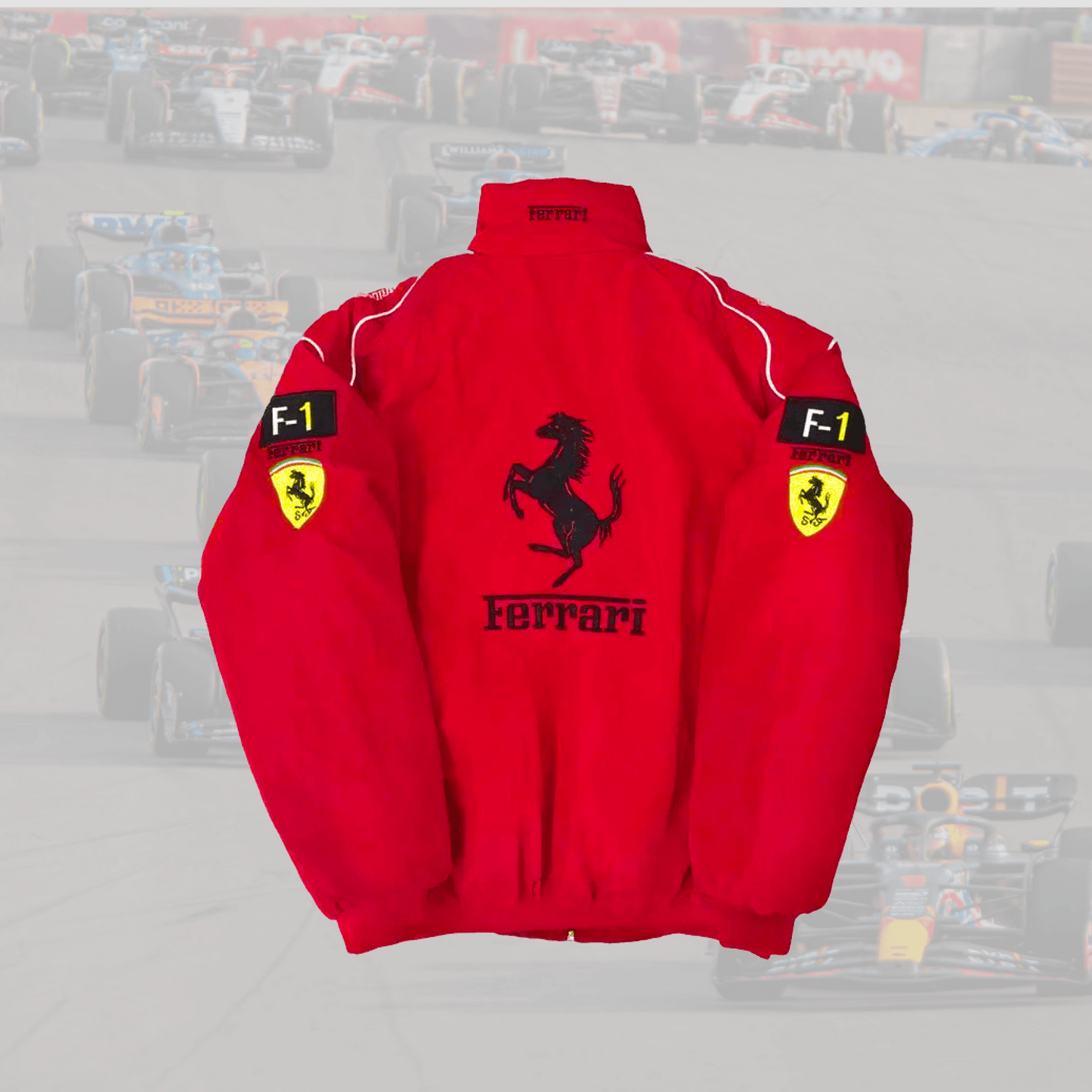 Ferrari F1 Red Racing Jacket