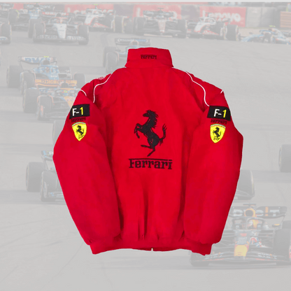 Ferrari F1 Red Racing Jacket
