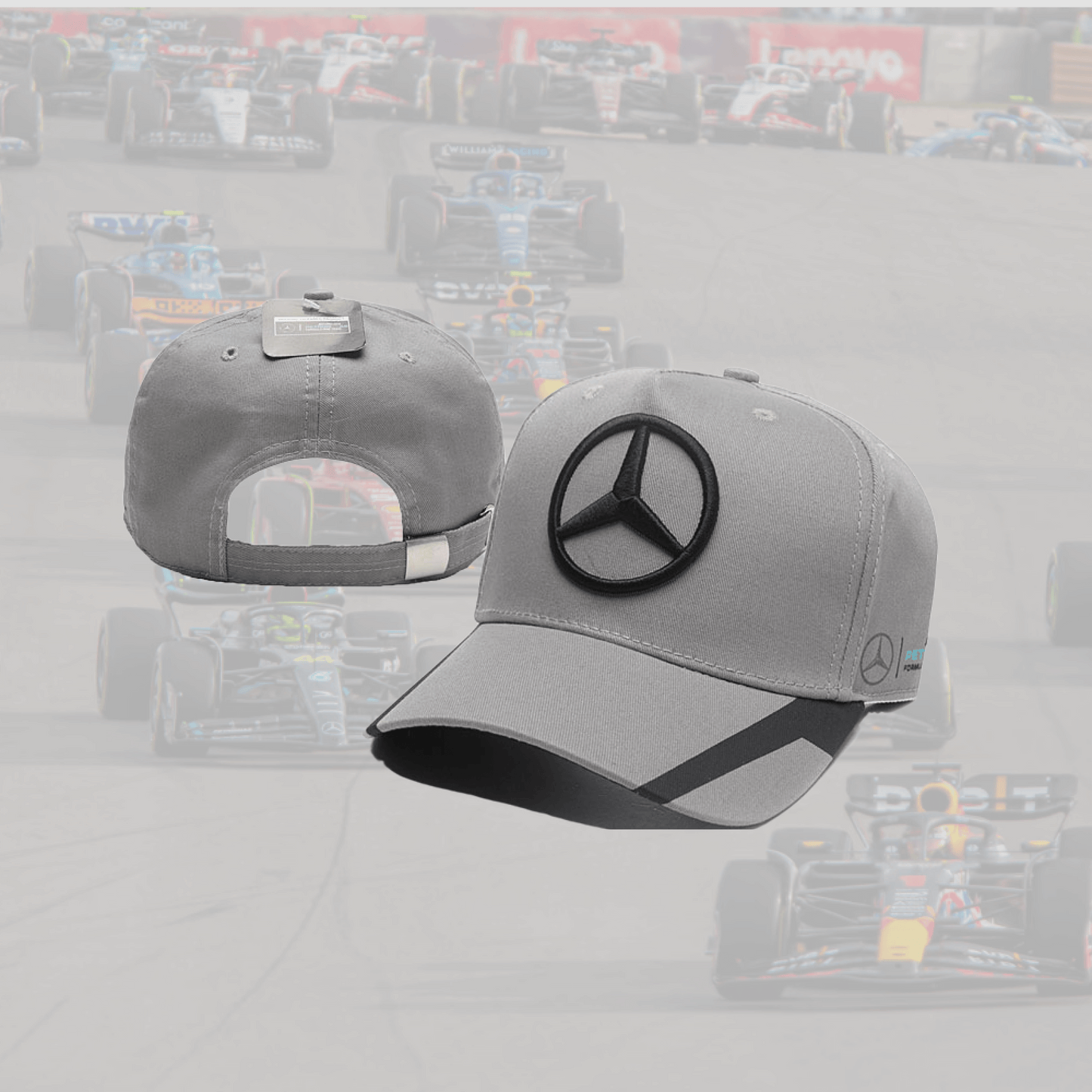 Mercedes Benz AMG Petronas Grey Cap