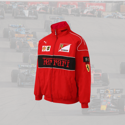 Ferrari F1 Red Racing Jacket