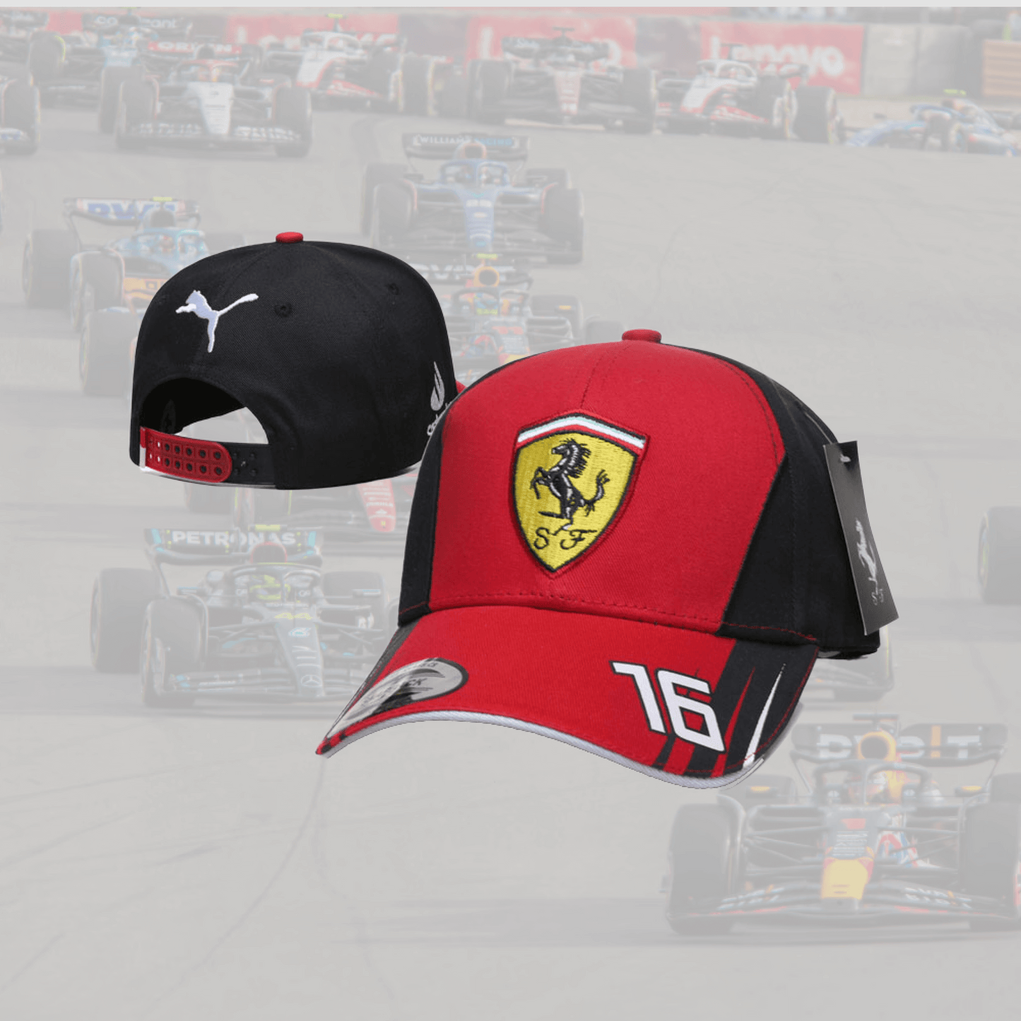 Ferrari Charles Leclerc Red Special Cap (Copy)