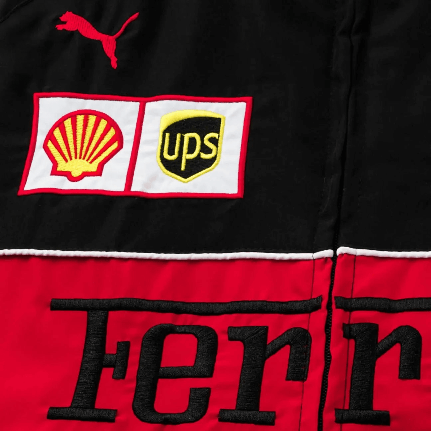 Ferrari F1 Black Racing Jacket