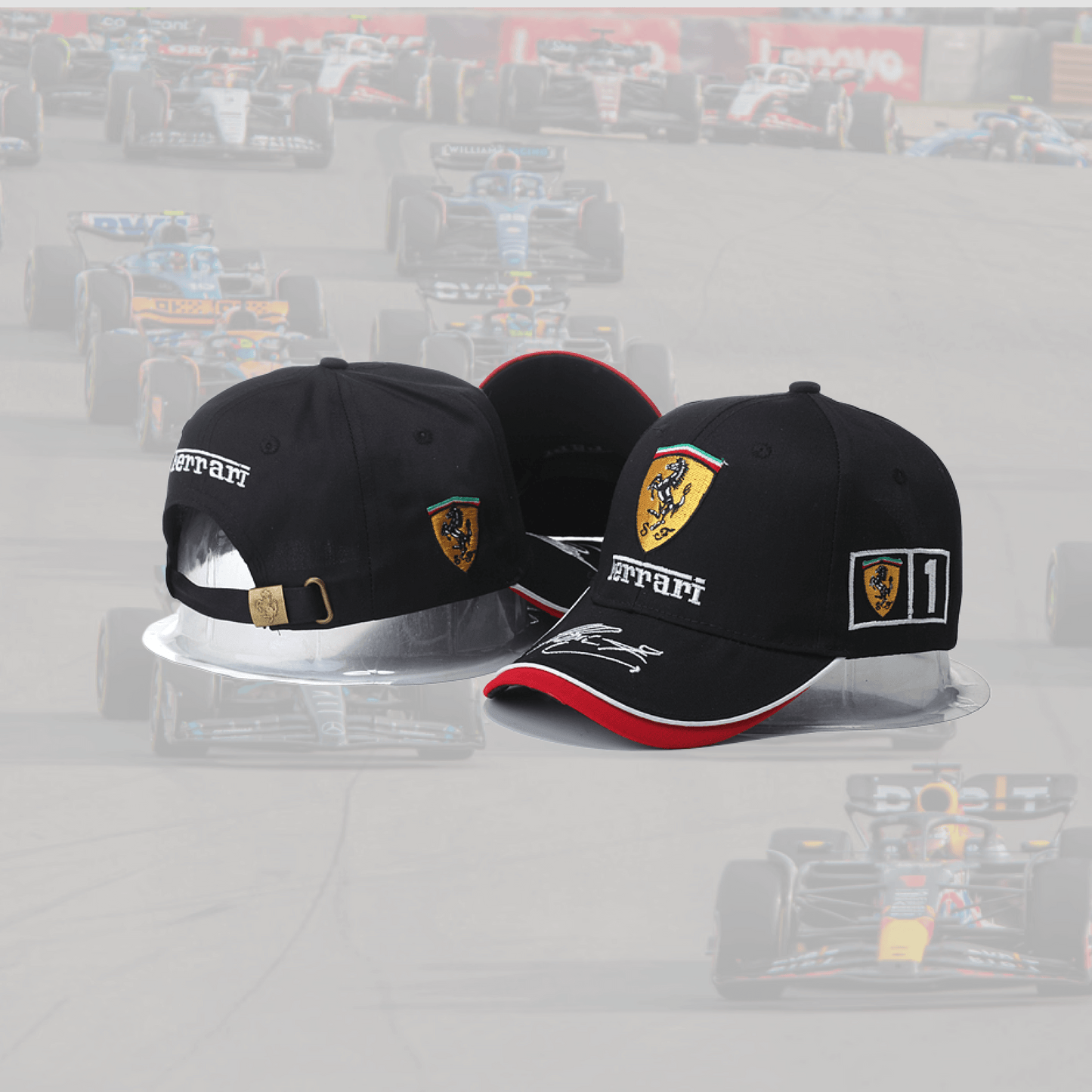 Ferrari Black with Signature Special Cap